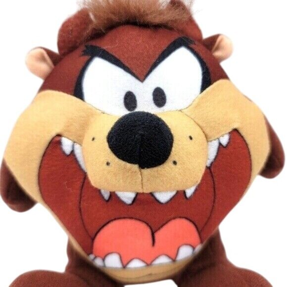 Looney Tunes Taz Plush Brown 7" Toy Factory Tasmanian Devil Road Runner 2019 - Picture 2 of 10